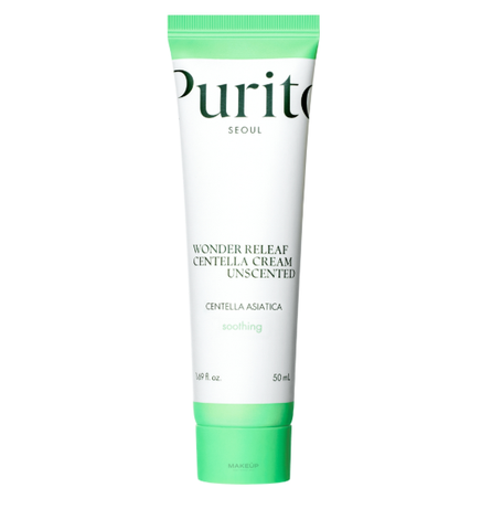 Purito SEOUL Wonder Releaf Centella Cream Unscented 50 ml Крем для чутливої шкіри з центеллою без ефірних олій 3984726873 фото