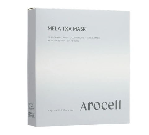 Гідрогелева маска з транексамовою кислотою, глутатіоном та арбутином Arocell Mela TXA Mask, 43 г * 4 шт 329870298984 фото