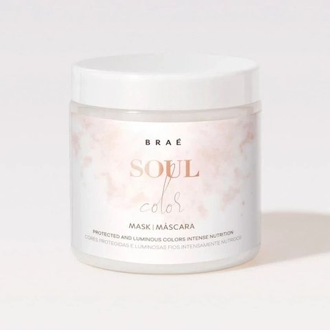 BRAÉ Soul Color Mask — Відновлююча маска для сильно пошкодженого фарбованого волосся, 500 г 24241166 фото