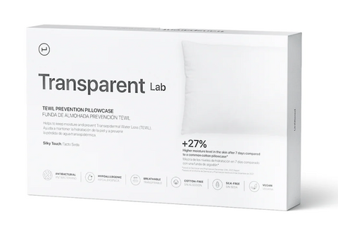 TRANSPARENT-LAB - PILLOWCASE Standard Size 40 x 80 |  Наволочка із зволожуючими та антивіковими властивостями з синтетичних волокон, 1 шт  43622 фото