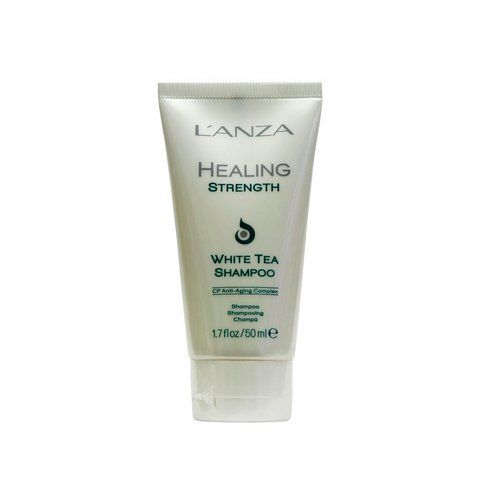 Зміцнювальний шампунь із білим чаєм LʼANZA Healing Strength White Tea Shampoo 50 мл 889543212 фото