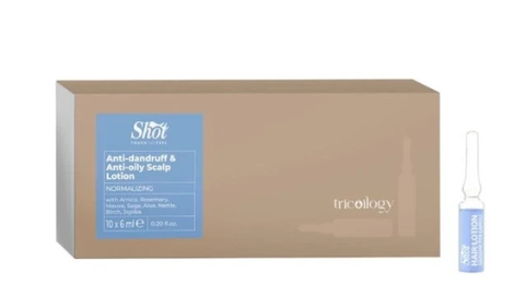 Shot Tricoilogy Normalizing Anti-Dandruff & Anti-Oily Lotion - Ампули проти лупи для жирної шкіри голови 6 мл х 10 шт 19361781 фото