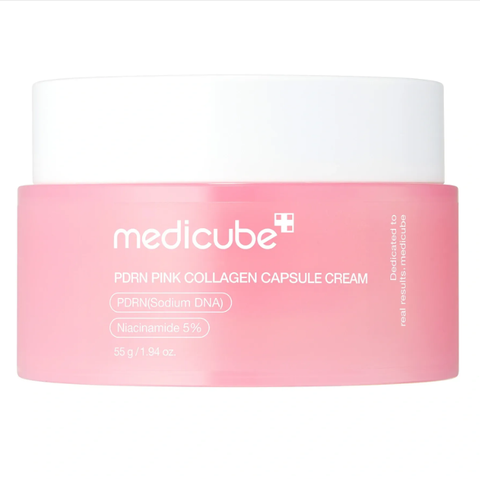 Капсульний крем з колагеном та полінуклеотидами Medicube PDRN Pink Collagen Capsule Cream, 55 г 6547887764 фото