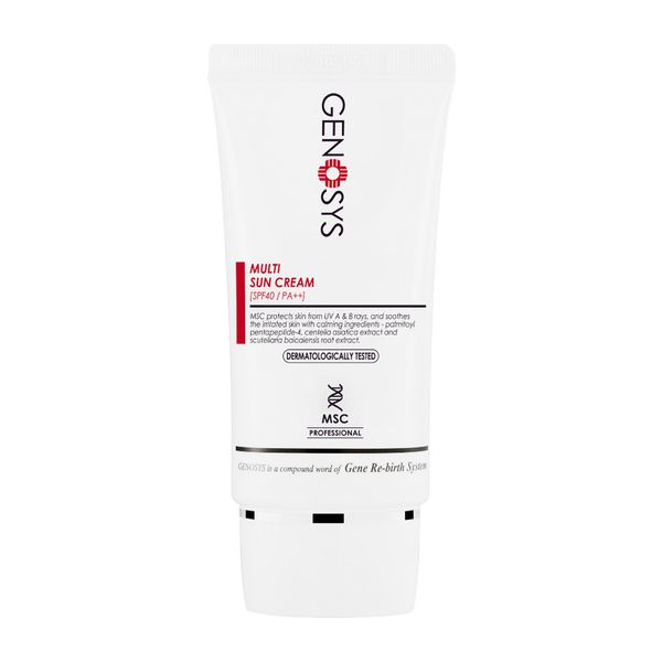 GENOSYS СОНЦЕЗАХИСНИЙ КРЕМ SPF40 MULTI SUN CREAM (MSC) SPF40 8899776512345 фото