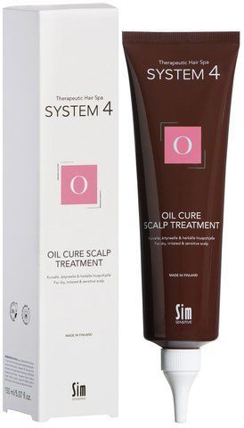 Пілінгова маска &laquo;О&raquo; для очищення шкіри голови Sim Sensitive S4 Oil Cure 95345 фото