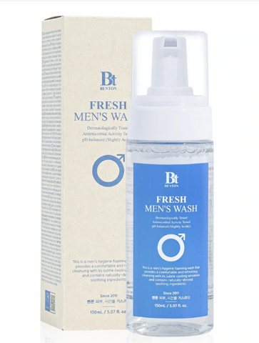 Освіжаюча пінка для інтимної гігієни чоловіків Benton Fresh men's wash 150 мл  523511 фото