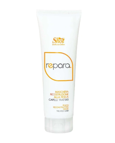 Shot Peach Reconstructive Mask - Маска з персиком для пошкодженого волосся 250 мл 16378298 фото