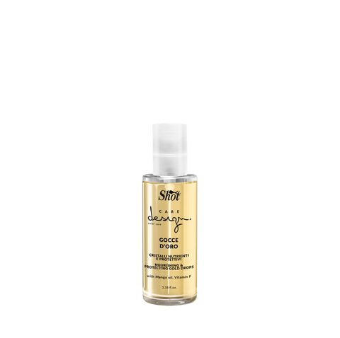 Золоті кристали для захисту фарбованого волосся Shot Design Color Care Gold Drops, 100 ml 209403285 фото