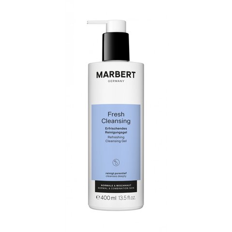 MARBERT - REFRESHING CLEANSING GEL | Очищувальний гель для нормальної та комбінованої шкіри,  400 мл. 431085 фото