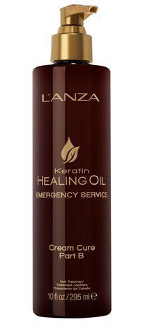Лікувальний крем (крок В) LʼANZA Keratin Healing Oil Emergency Service Cream Cure Part B 0976555678 фото