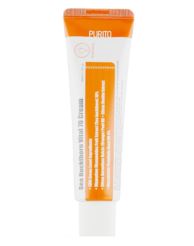 Purito SEOUL Sea Buckthorn Vital 70 Cream 50 ml  Вітамінний освітлюючий крем з обліпихою       3294386374 фото