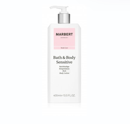 MARBERT - BATH & BODY SENSITIVE RICH BODY LOTION | Лосьйон для тіла чутливий догляд, 400 мл. 453045 фото