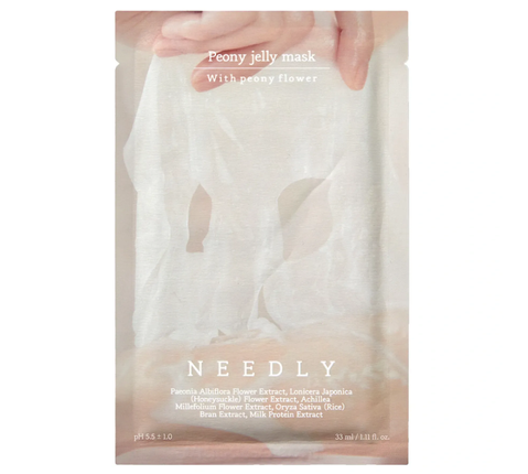 Освітлююча тканинна маска для обличчя Needly Peony Jelly Mask, 33 мл 8809455421222 фото
