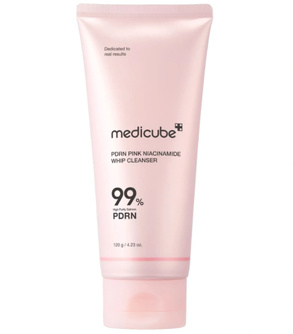 Очищувальна пінка з полінуклеотидами та ніацинамідом Medicube PDRN Pink Niacinamide Whip Cleanser, 120 г 31878378934 фото