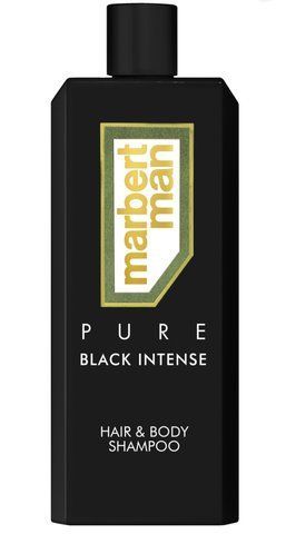 MARBERT - MAN PURE BLACK INTENSE HAIR & BODY SHAMPOO | Шампунь для волосся та тіла, 400 мл 456013 фото