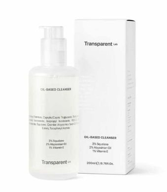 Засіб для зняття макіяжу на масляній основі Transparent Lab Oil-Based Cleanser, 200 мл 1279 фото