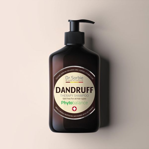 Терапевтичний шампунь проти лупи DANDRUFF від Dr. Sorbie 400 мл ф12 фото