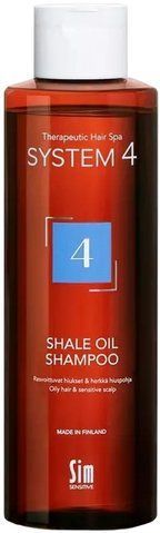 Шампунь Sim Sensitive System 4 №4 Shale Oil Shampoo 250 мл для жирної і чутливої шкіри голови 85644 фото
