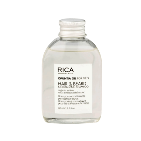 Rica Hair & Beard Normalizing Shampoo - Шампунь для нормалізації волосся та бороди  65 мл 127634 фото