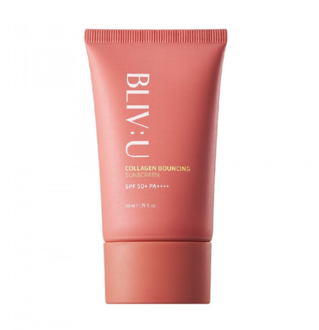 BLIV:U Collagen Bouncing Sunscreen 50 ml &mdash; Сонцезахисний крем з колагеном  232489058 фото