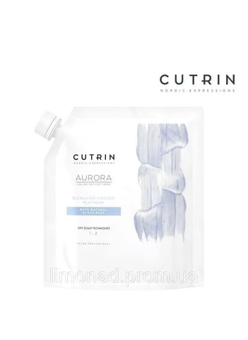 Пудра для знебарвлення без пилу Cutrin AURORA Bleaching Powder Platinum, 500 г 783648 фото