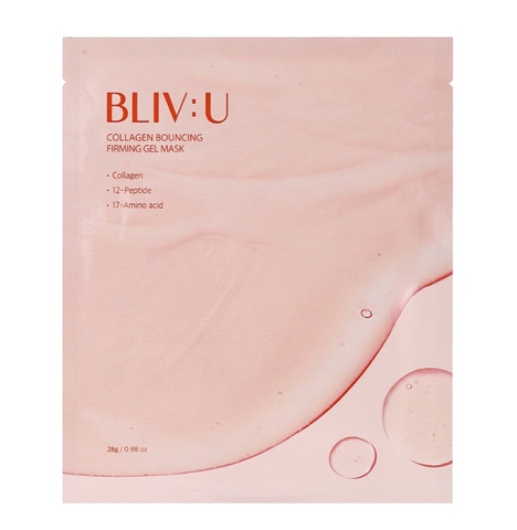 BLIV:U Collagen Bouncing Firming Gel Mask 28 g Гелева маска з колагеном                       2384579835 фото