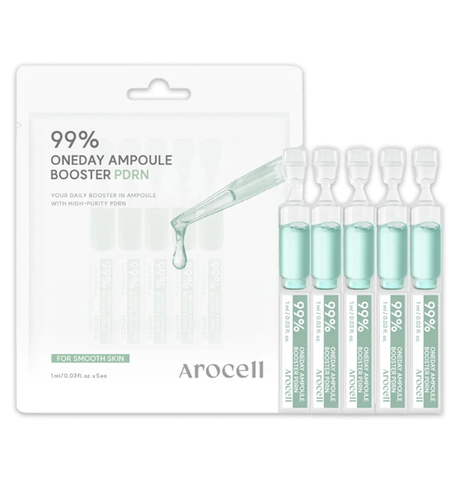 Arocell 99% Oneday Booster Ampoule PDRN - Бустер-сироватка з полінуклеотидами, 1 мл * 5 шт  40745545567 фото