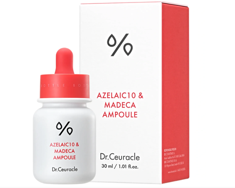 Сироватка з азелаїновою кислотою 10% і мадекасосидом Dr.Ceuracle Azelaic 10 & Madeca Ampoule, 30 мл 8806133616741 фото