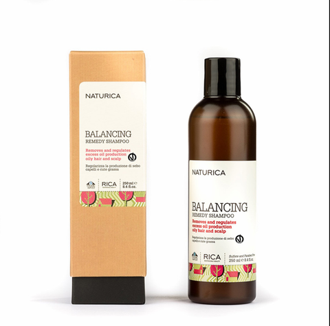 Rica Balancing Remedy Shampoo - Шампунь балансуючої дії для усунення та регулювання надлишка жиру,  250 мл 10482027184 фото