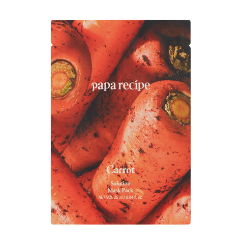 Тканинна маска з екстрактом моркви Papa Recipe Carrot Solution Mask Sheet 25 мл 875765 фото