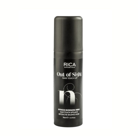 Rica HAIR TOUCH UP BLACK &ndash; Камуфляжний спрей для чорного волосся 75мл 76345689 фото