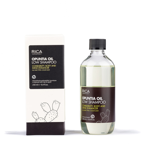 Rica Opuntia Oil Low Shampoo - Шампунь з ультра поживною олією опунції для всіх типів волосся, 250 мл 295092058 фото