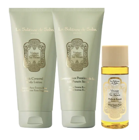 Набір для тіла LA SULTANE DE SABA Taj Palace Trio Set Musk Incense Rose (Мускус, Ладан, Троянда) 679467895667 фото