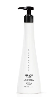 SHOT PRODIGE REPAIR KERATIN MASK - Маска интенсивная для глубокого восстановления поврежденных волос 950 мл  84620981 фото
