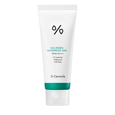 Водостійкий сонцезахисний крем з центелою азіатською SPF50+ PA++++ Dr.Ceuracle Cica Regen Waterproof Sun SPF50+ PA++++, 100 мл 234543234 фото