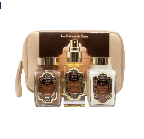 Подарунковий набір для тіла LA SULTANE DE SABA Body Gift Set Oriental Ayurvedic Amber Vanilla Patchouli (Аюрведичний) 349897862756 фото