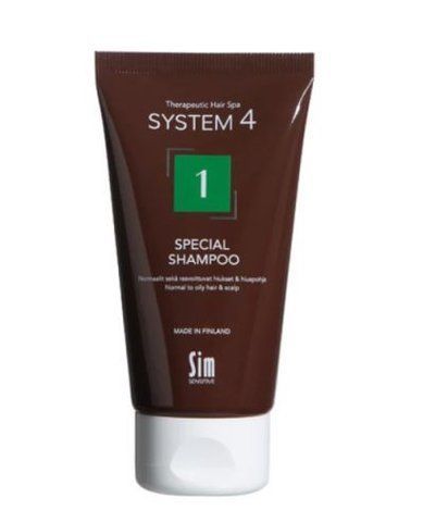 Шампунь Sim Sensitive System 4 №1 Special Shampoo 75 мл для нормальної шкіри голови і схильної до жирності 731235 фото