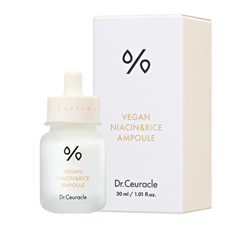 Dr.Ceuracle Vegan Niacin&Rice Ampoule - Ампульна сироватка для вирівнювання тону з ніацинамідом та екстрактом рису, 30 мл  137878736574 фото