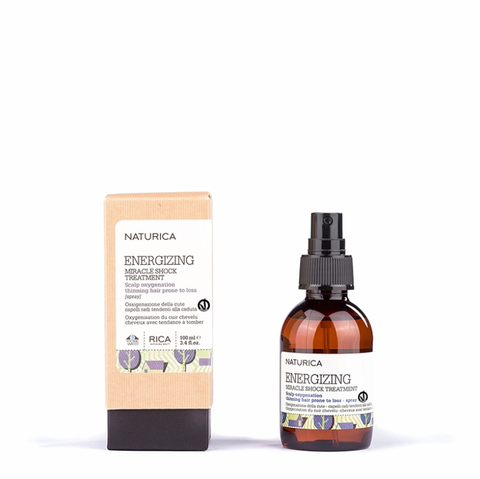 Rica Energizing Miracle Shock Treatment spray  - Швидкодіючий спрей дивовижний заряд енергії проти випадіння волосся,  100 мл 2349876 фото
