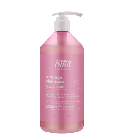 Shot Care Design Anti-Age Shampoo &mdash; Відновлюючий шампунь, 1000 мл 19847280 фото