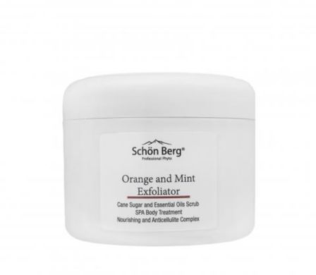 Скраб-афродизіак апельсин та м'ята Schön Berg Orange and Mint Exfoliator, 1000 мл 1266 фото