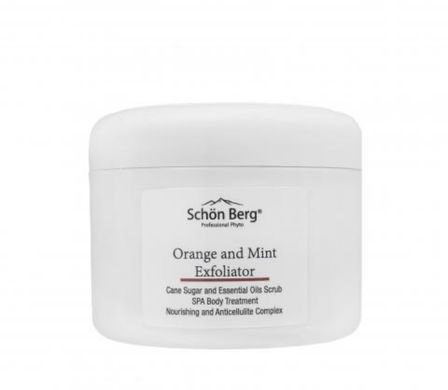 Скраб-афродизіак апельсин та м'ята Schön Berg Orange and Mint Exfoliator, 1000 мл 1266 фото