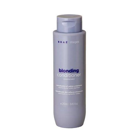 BRAE - Stages Blonding Conditioner | Кондиціонер для усунення небажаних жовтих відтінків зі світлого волосся, 250 мл 140041 фото