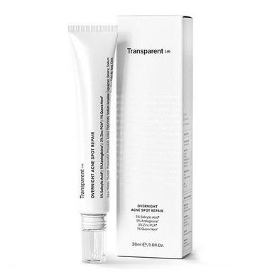 Нічний засіб від прищів Transparent Lab Adult Acne Treatment, 30 мл 1290 фото