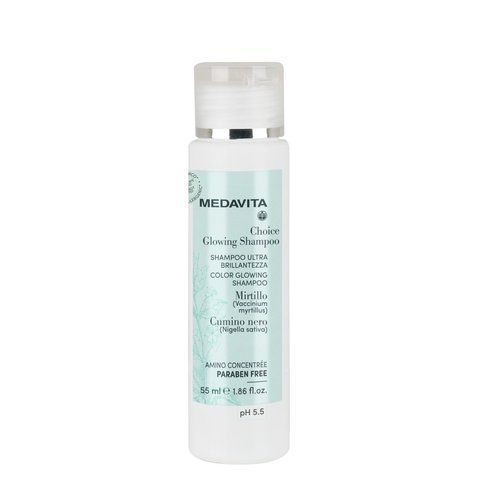 MEDAVITA - Choice Shampoo Color Glow | Шампунь живильний сяйво кольору, 55 мл 02901 фото