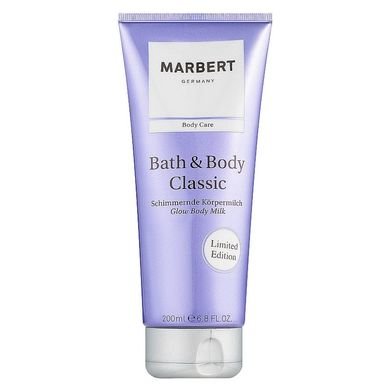 Мерехтливе молочко для тіла Marbert Bath & Body Classic Glow Body Milk, 200 мл 1163 фото