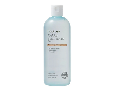 Doctors Theralogic - Hyalcica Total Moisture 10 D Toner | Зволожувальний тонер з 10 формами гіалуронової кислоти та центелою, 500 мл 74864 фото