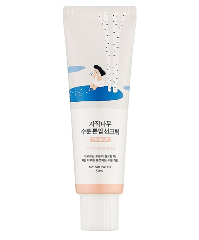 ROUND LAB Birch Juice Moisturizing Tone Up Sunscreen 50 ml Тонувальний сонцезахисний крем з березовим соком  17468271873 фото